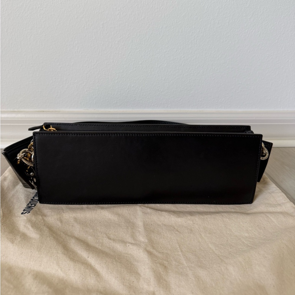 Jacquemus Black Shoulder Bag with Gold and Silver Accents - Picture 4 of 6